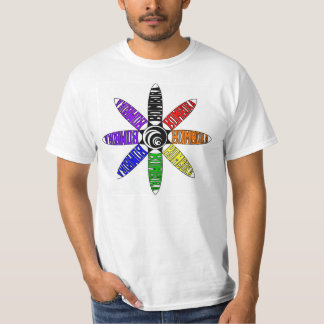 T-shirt Arc-en-ciel en spirale de Bombora