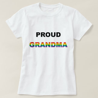 T-shirt Arc-en-ciel fier LGBT de grand-maman