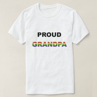 T-shirt Arc-en-ciel fier LGBT de grand-papa