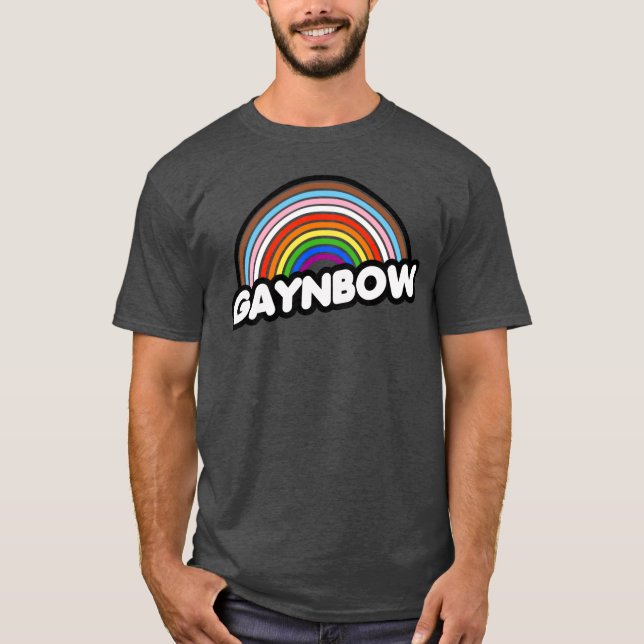 T-SHIRT ARC-EN-CIEL GAY (Devant)