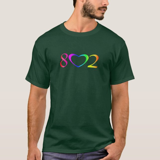 T-shirt Arc-en-ciel gay pride (Devant)