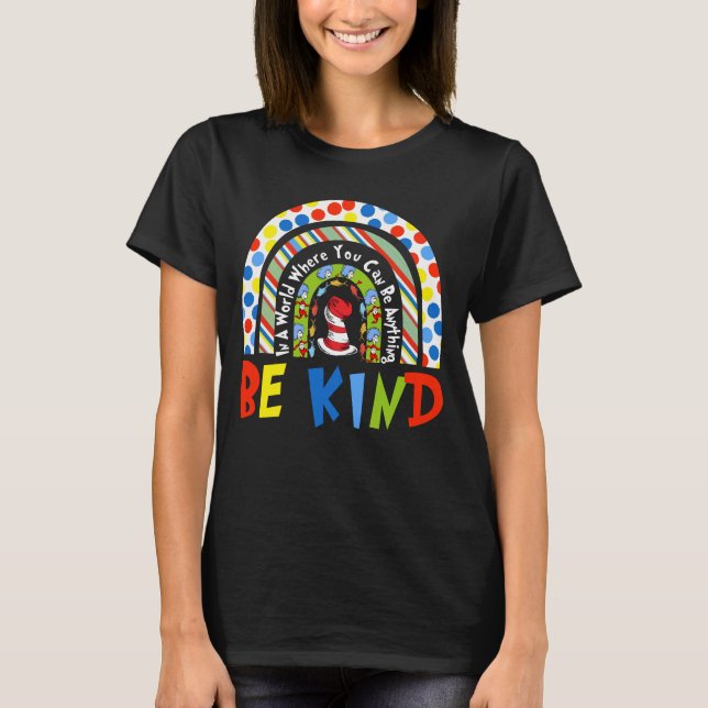 T-shirt arc-en-ciel gentil grinc (Devant)
