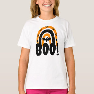 T-shirt arc-en-ciel Halloween Boo Halloween