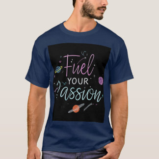 T-shirt Arc-en-ciel : Inspiration "Carburez votre passion"