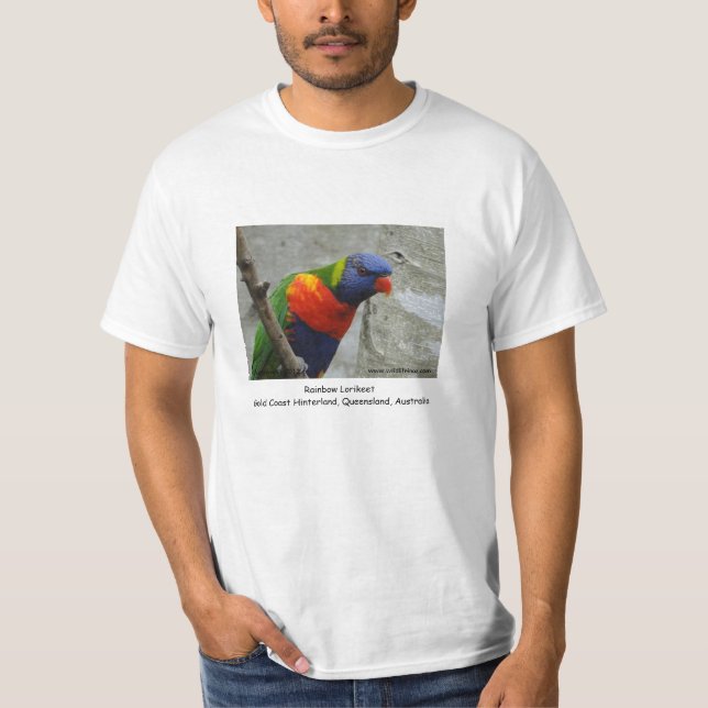 T-shirt Arc-en-ciel Lorikeet (Devant)