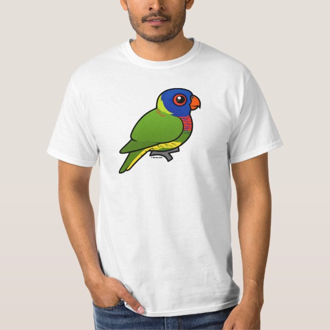 T-shirt Arc-en-ciel Lorikeet de Birdorable (Devant)