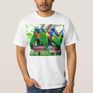 T-shirt Arc-en-ciel Lorikeets