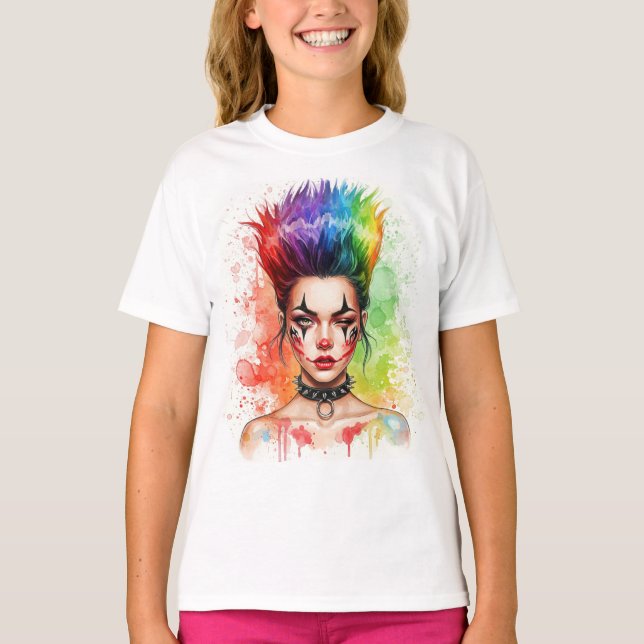 T-shirt Arc-en-ciel lumineux par Natasha Us (Devant)