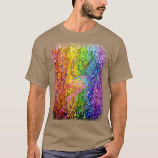 T-shirt Arc-en-ciel magique entrelacé