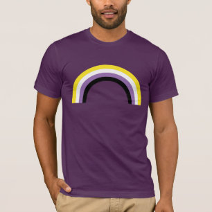 T-shirt Arc-en-ciel non binaire