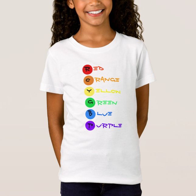 T-Shirt Arc-en-ciel pointillé (Devant)