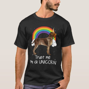 T-shirt Arc-en-ciel Pointing À poils durs Griffon Faites-m