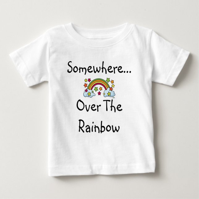 T-shirt arc-en-ciel pour bébé (Devant)