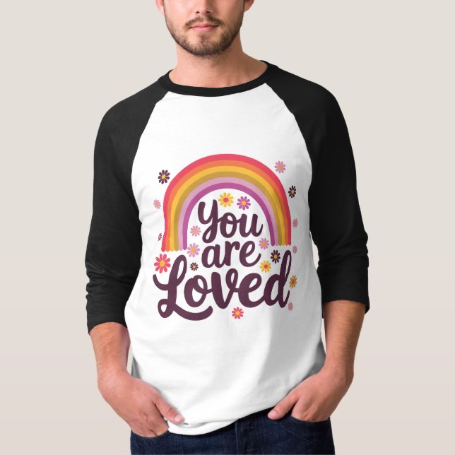 T-shirt Arc-en-ciel que vous aimez (Devant)