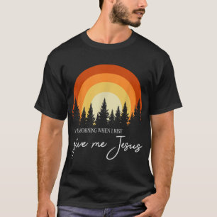 T-shirt Arc-En-Ciel Rétro Le Matin Quand Je Me Lève Donne