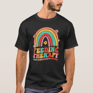 T-shirt Arc-en-ciel thérapie Appréciation alimentation The