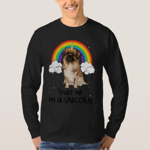 T-shirt Arc-en-ciel Tibetan Spaniel Fais-moi confiance Je