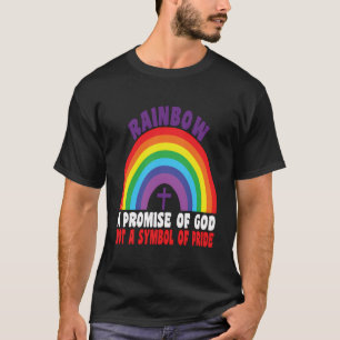 T-shirt Arc En Ciel Une Promesse De Dieu Pas Un Symbole De