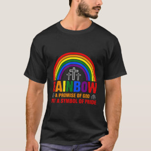T-shirt Arc En Ciel Une Promesse De Dieu Pas Un Symbole De