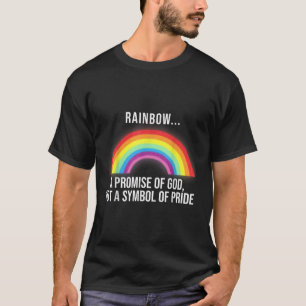 T-shirt Arc En Ciel Une Promesse De Dieu Pas Un Symbole De
