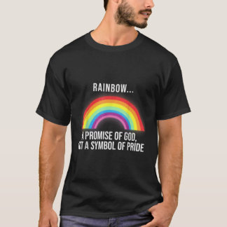 T-shirt Arc En Ciel Une Promesse De Dieu Pas Un Symbole De