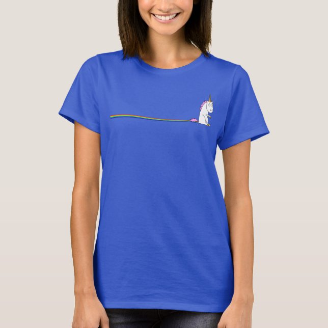 T-shirt arc-en-ciel Unicorn (Devant)