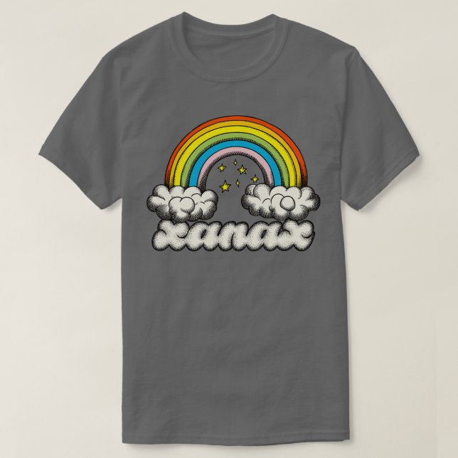 T-shirt Arc en ciel Xanax (Design devant)