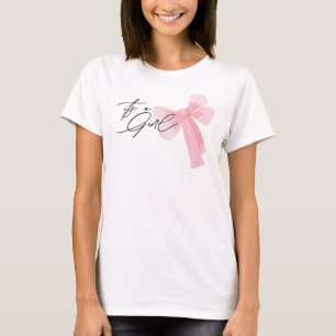 T-shirt Arc en rose poudré aquarelle moderne C'est une fil