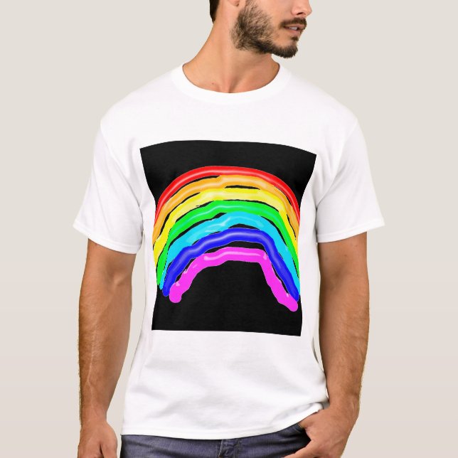 T-shirt Arc-en tiré (Devant)