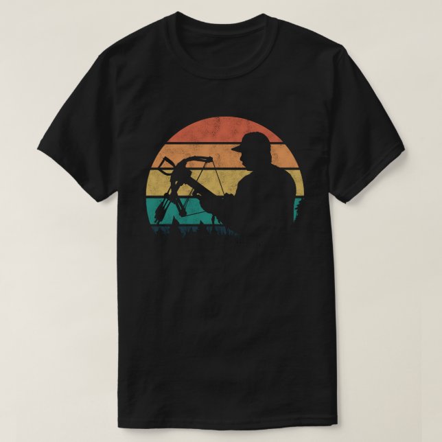 T-shirt Arc et flèches de chasseur (Design devant)