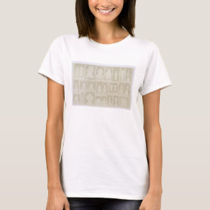 T-shirt Arc islamique et mauresque design pour balcons, wi