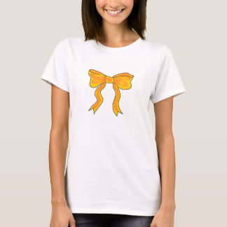 T-shirt Arc mignon de jaune orange
