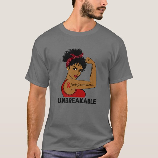 T-shirt Arc Survivante Guerrière Black Femmes Indestructib (Devant)