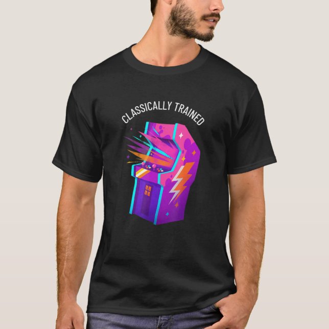 T-shirt Arcade classique Retro Vidéo Gam Vintage (Devant)