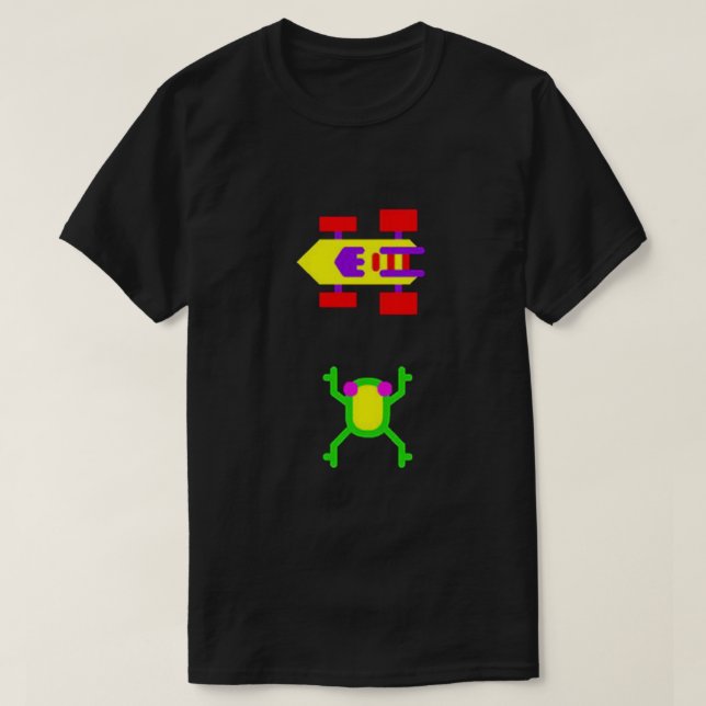 T-shirt Arcade Love - Frogger (Design devant)