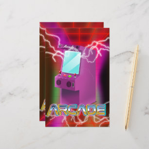 T-shirt arcade rétro des années 1980