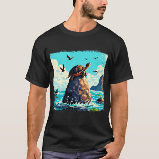 T-shirt Arcade turtle