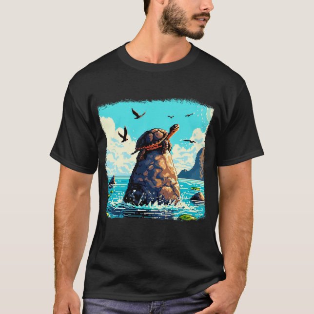 T-shirt Arcade turtle (Devant)