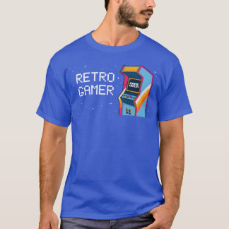 T-shirt Arcade Video Game Machine Drôle Retro Gaming Cadea