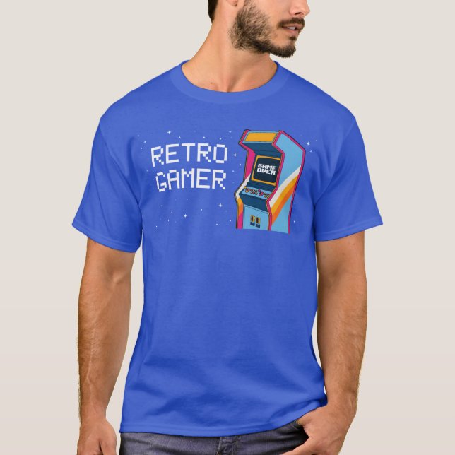 T-shirt Arcade Video Game Machine Drôle Retro Gaming Cadea (Devant)
