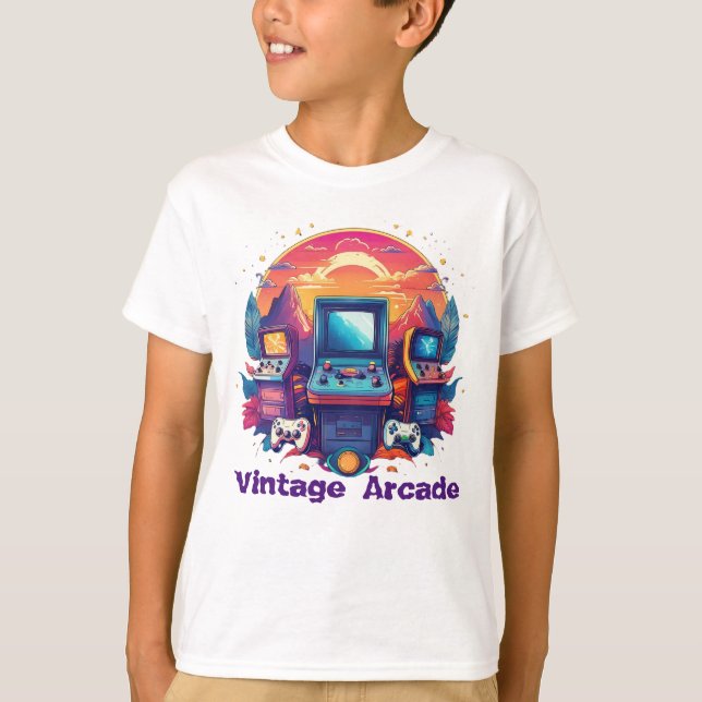 T-shirt Arcade vintage (Devant)
