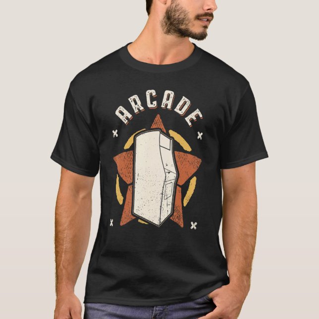 T-shirt Arcade Vintage Retro Classic (Devant)
