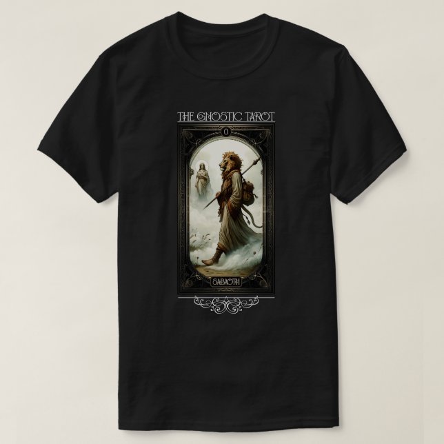 T-shirt Arcana Sabaoth majeur du Tarot gnostique (Design devant)