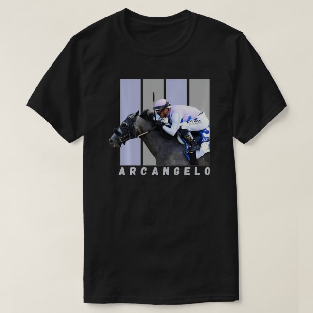 T-shirt Arcangelo Horse Racing Père Noël Del Mar (Design devant)