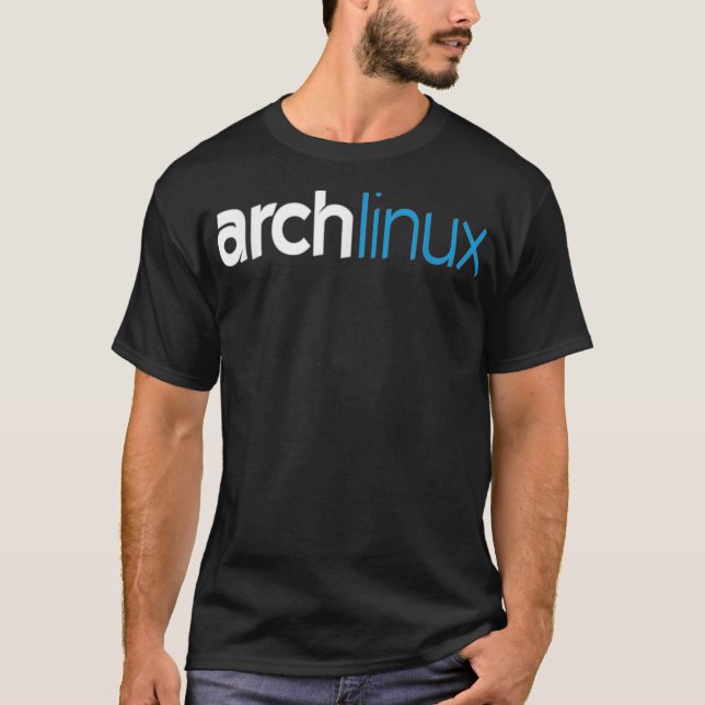 T-shirt Arch Linu amant avec slogan Open Source Os tee (Devant)