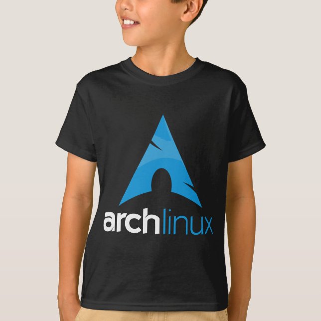 T-shirt Arch Linux avec slogan et logo Open Source Os t (Devant)