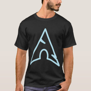 T-shirt Arch Linux Light Logo Open Source Os