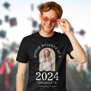 T-shirt Arch Photo Fier Frère de 2023 Diplômé