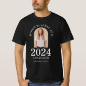 T-shirt Arch Photo Fier Frère de 2023 Diplômé (Devant)