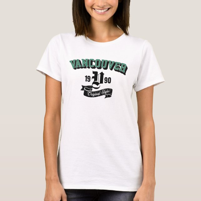 T-shirt Arch Tee Vancouver Original Style (Devant)